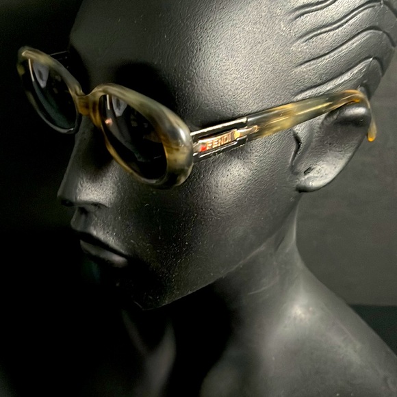 Fendi Gray Horn Sunglasses - Italy - Picture 5 of 12